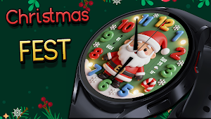 Christmas Fest Watch Face Screenshot 0