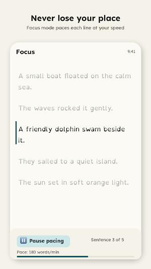 Fluency: Dyslexia Reading App Screenshot 2