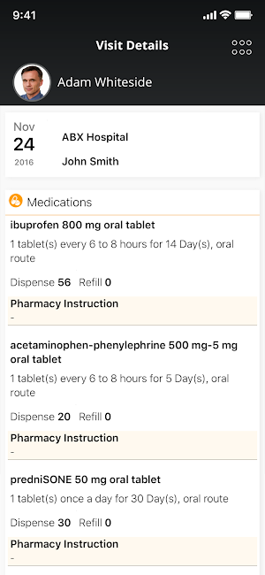 Aspire PHR Portal Screenshot 3