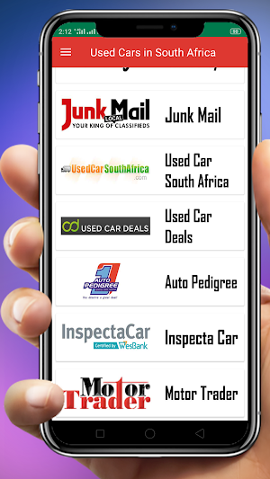 Used Cars in South Africa Screenshot 1