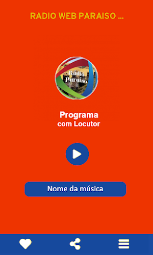 Rádio Web Paraíso Screenshot 1