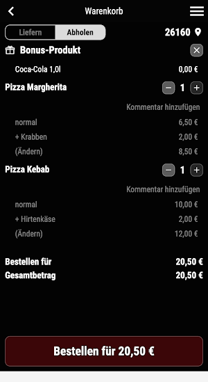 Kavani's Pizzeria Screenshot 1