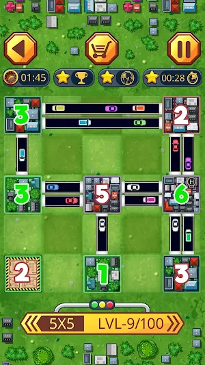 Traffic puzzle game Linky Screenshot 0