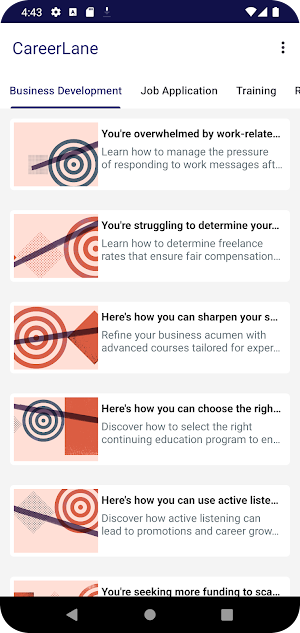 CareerLane: Career Development Screenshot 2