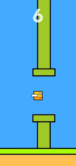 Flappy Square - Flying Bird Screenshot 3