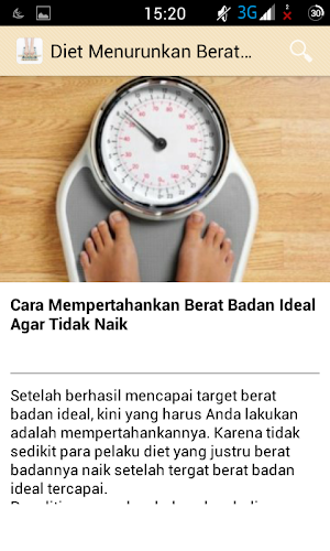Diet Menurunkan Berat Badan Screenshot 3