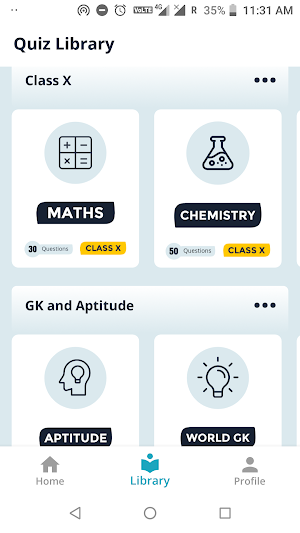 MCQ Test, Quiz Questions, & Study App - SabQuiz Screenshot 1