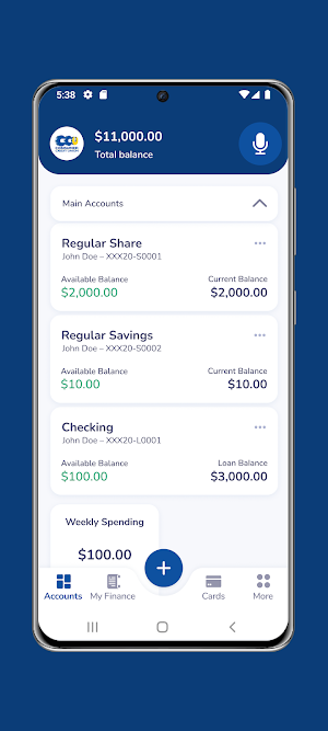 Consumer Credit Union Screenshot 1