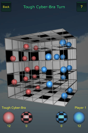 Cubo-Checkers 3D Screenshot 2