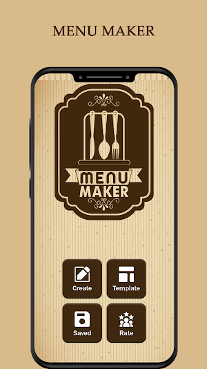 Menu Maker - Vintage Design Screenshot 0