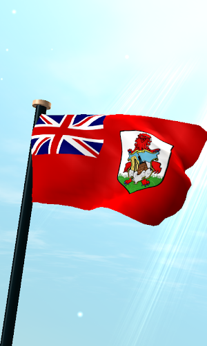 Bermuda Flag 3D Live Wallpaper Screenshot 0