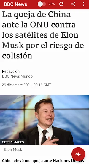 Noticias en Español de BBC Screenshot 1