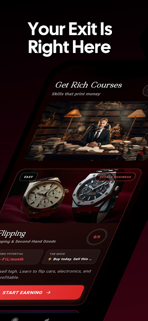 Escape 9-5: Get Rich Courses Screenshot 1