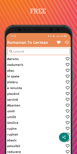 Romanian To German Dictionary Offline Screenshot 0