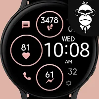 Minimal Rose Gold Watch Face