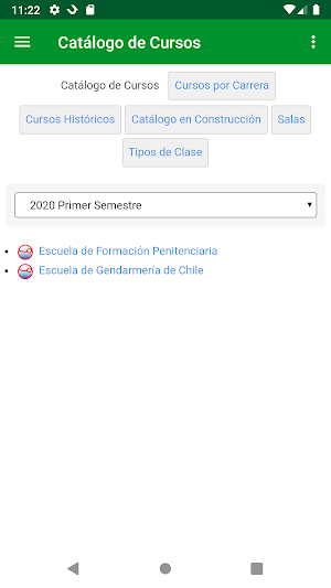 Ucampus Escuela de Gendarmería Screenshot 1