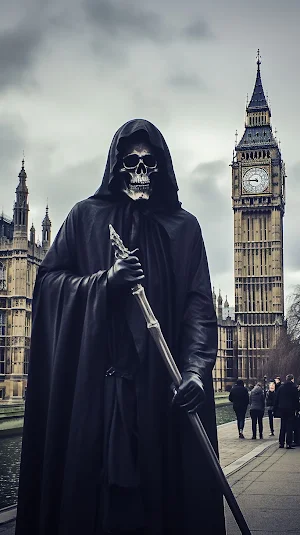 Grim Reaper Wallpaper 4K HD Screenshot 0