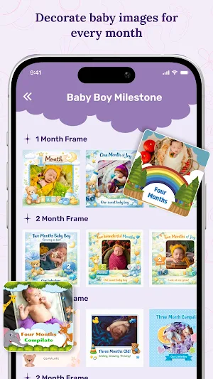 NewBorn Baby Birth Photo Frame Screenshot 1