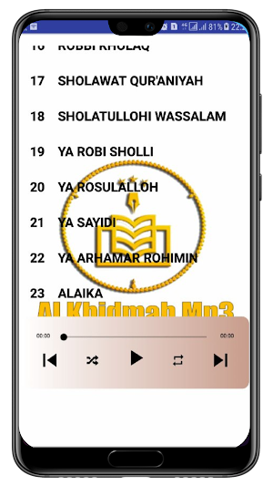 Al Khidmah Mp3 Screenshot 0
