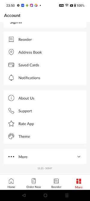 JusFood Screenshot 3
