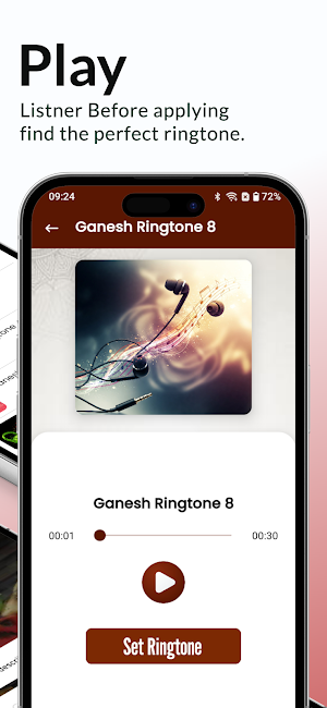 Ganesh Ringtones - गणपति Screenshot 2