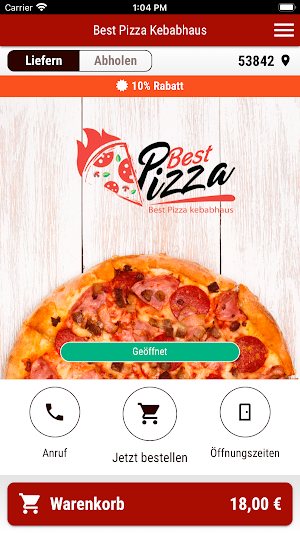Best Pizza Kebabhaus Screenshot 0