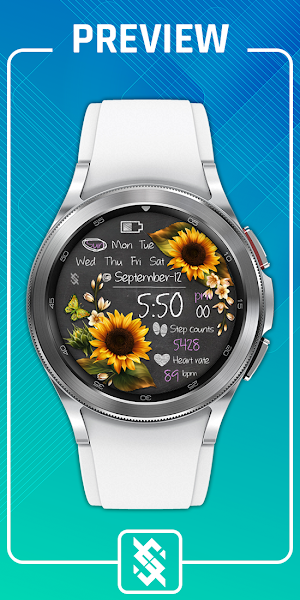 BFF1- Blackboard Art Sunflower Screenshot 0