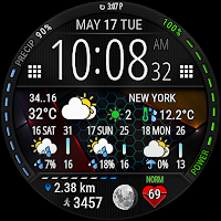 Digital Weather Watch face P1