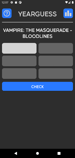 YearGuess: Videogames Screenshot 0