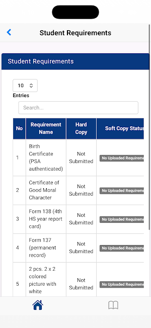 WCC Mobile Portal Screenshot 1