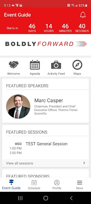 Thermo Fisher Meetings Screenshot 0