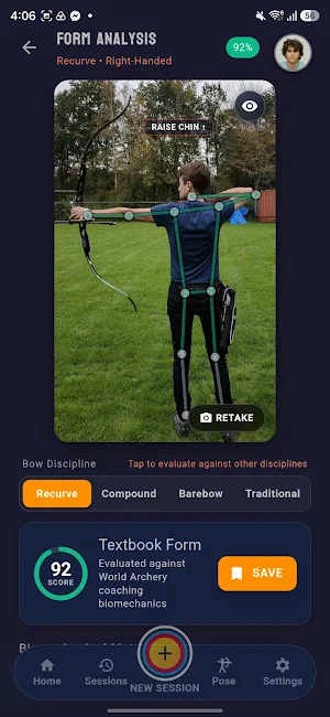 Gold Arrow Archery Tracker Screenshot 1