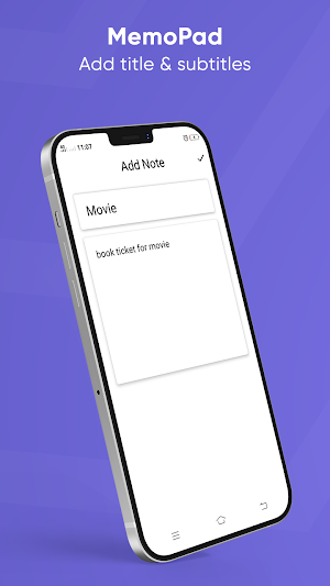 Memopad, Notepad with Calendar Screenshot 1