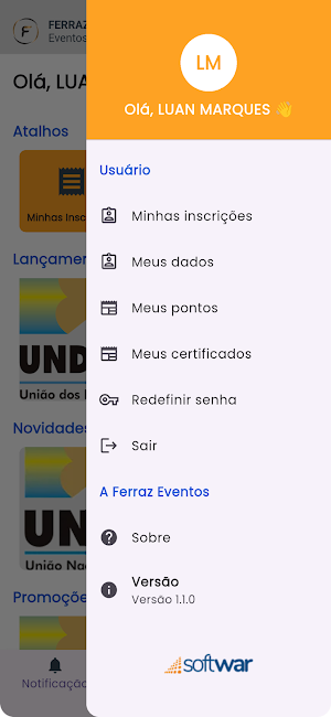 Ferraz Eventos Screenshot 1