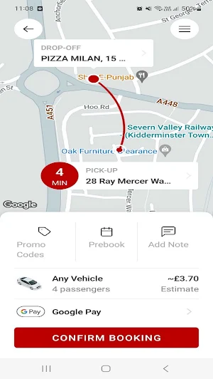 Regency Taxis Screenshot 2