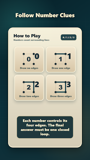 Slitherlink Fences Puzzle Screenshot 1