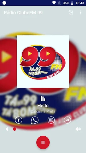 Rádio ClubeFM 99 Screenshot 0