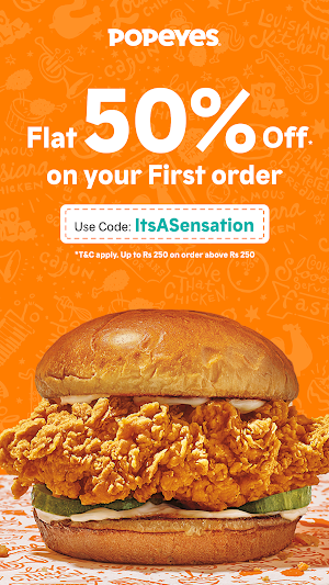 Popeyes India : Food Delivery Screenshot 0
