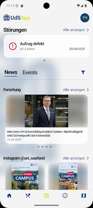 UdS-App Screenshot 3