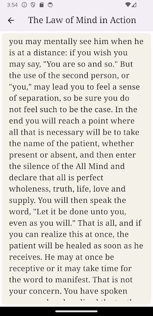 The Law of Mind in Action Screenshot 3