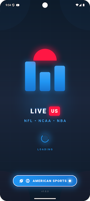 Live NFL NCAA NBA US Streams Screenshot 0