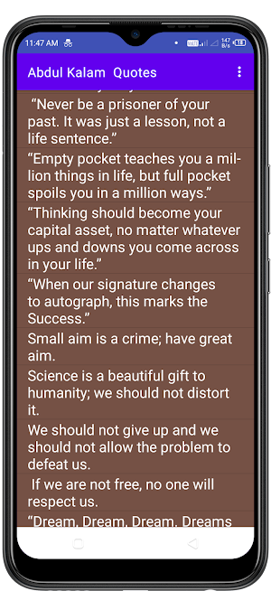 Abdul Kalam Quotes Screenshot 1