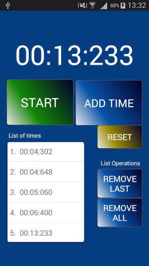 Stopwatch Screenshot 2