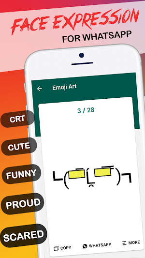 Face expression for whatsapp Screenshot 3