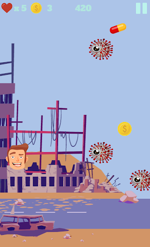 City Run Man: Virus Escaped! Screenshot 1