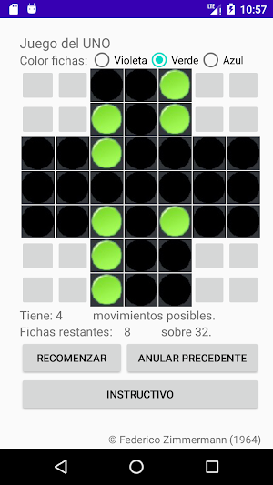 Juego del Uno Screenshot 2