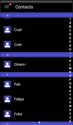 THEME FOR GO SMS BLACK STORM Screenshot 2