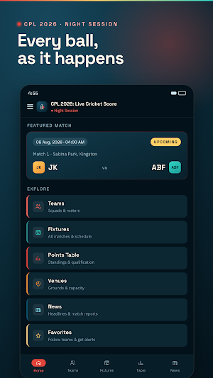 CPL 2026: Live Cricket Score Screenshot 2