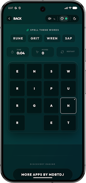Sliding Words Escape Offline Screenshot 3