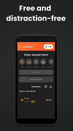 JustSpent:Expense Tracker Screenshot 3